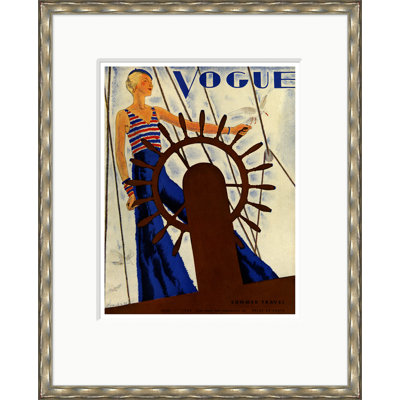Vogue Cover, Summer Travel, Jean Pages, June 1, 1931 Print by Jean Pages