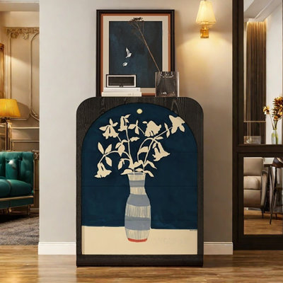 Armoire d'entrée moderne à une porte et trois tiroirs Modern