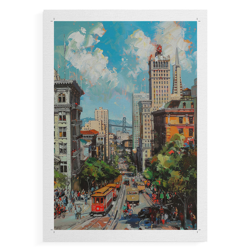 Paysages de la série CCCC-III - Impression sur toile seulement - NON-CADRE, H 12 po x l 8 po