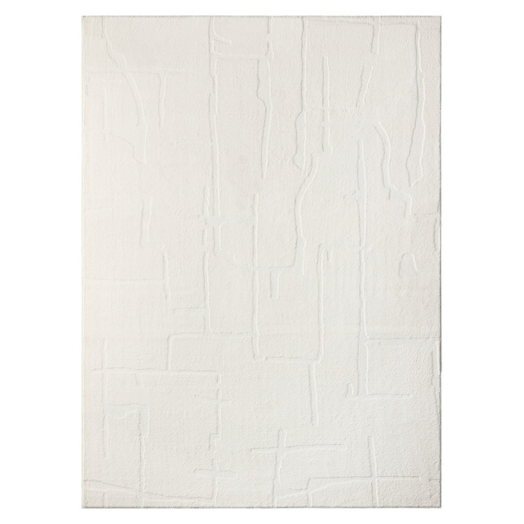 EVERYDAY Rae Everwash® Machine Washable Area Rug Ivory