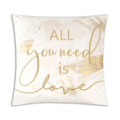 Love Abstract Down Throw Pillow