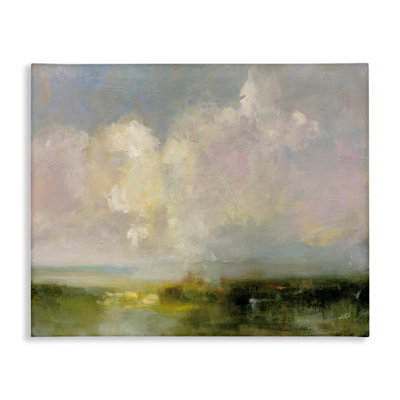 «Abstract Clouds» par Julia Purinton, reproduction sur toile