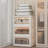 4 Storage Bins With 4 Lids, 78 Qt White Closet Organizers And Storage, 3 Packs Stackable Storage Bins With Wheels,Double Door Collapsible Storage Bins For Home And Office