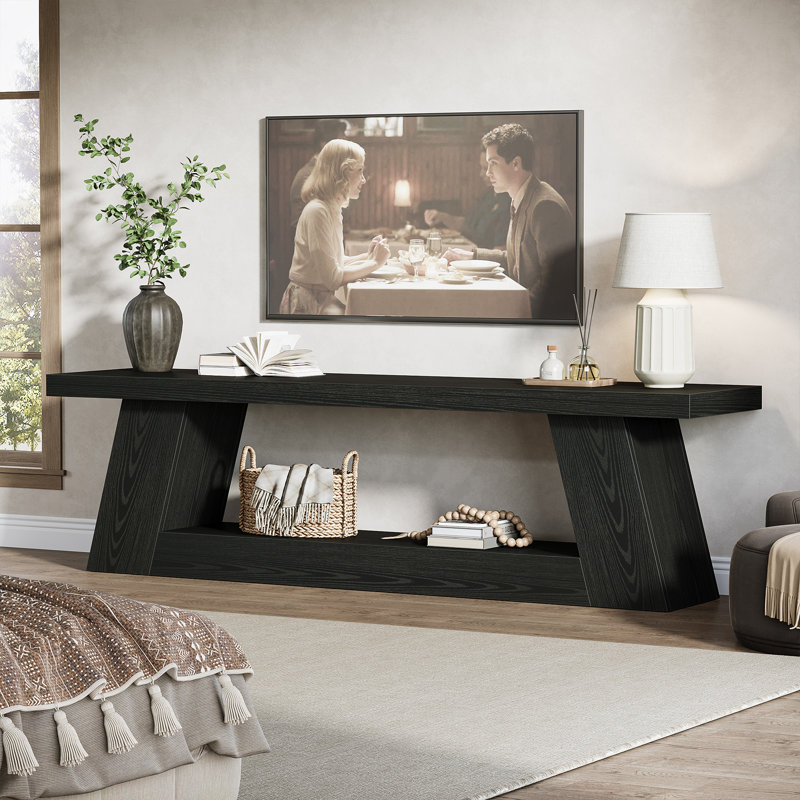 63" TV Stand For 55/60/65/75-Inch Tvs, Black