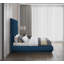 Lit plateforme tapissier en bois massif Prudhoe-88469395-88469397