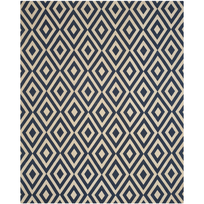 Nilde Cedar Brook Hand Loomed Jute Geometric Rug, Rectangle 4' x 6'