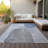 Washable Abstract Indoor / Outdoor Rug-2053058154