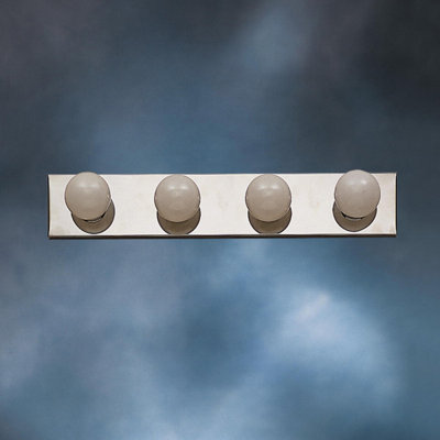 Barre d'éclairage de salle de bain 4 lumières Chaires