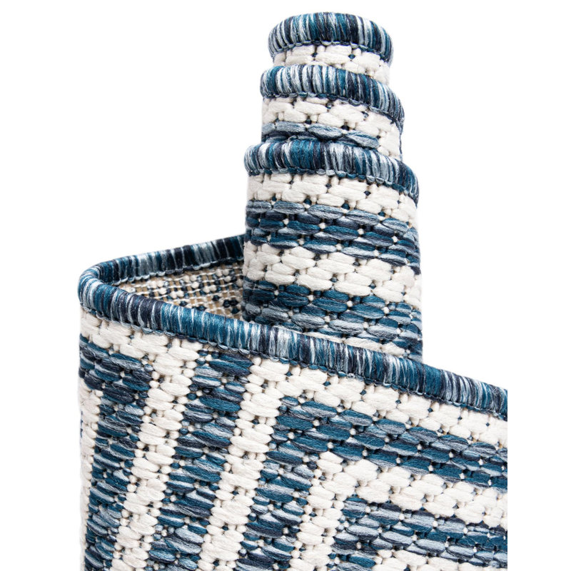 Forte Hower Indoor/Outdoor Area Rug, Round 10'