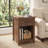 18'' Farmhouse Nightstand With Built-In Charging Station And USB-C Ports, Modern Two-Tone End Table In Walnut-782617754-782617751