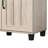 Cortona 45"W Dusty Gray Oak Finish 3-Door Shoe Cabinet
