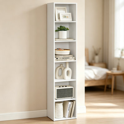 160.7 cm H x 30.2 cm W Bookcase