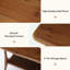 Cross Legs Coffee Table