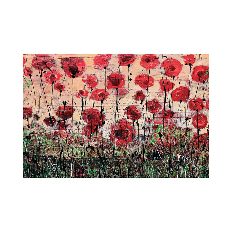 Summer 2020 1 Piece Wrapped Canvas Painting, 66.04 cm H x 45.72 cm W x 3.175 cm D