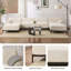Canapé modulaire rembourré 3 personnes Modern Chenille-178368395