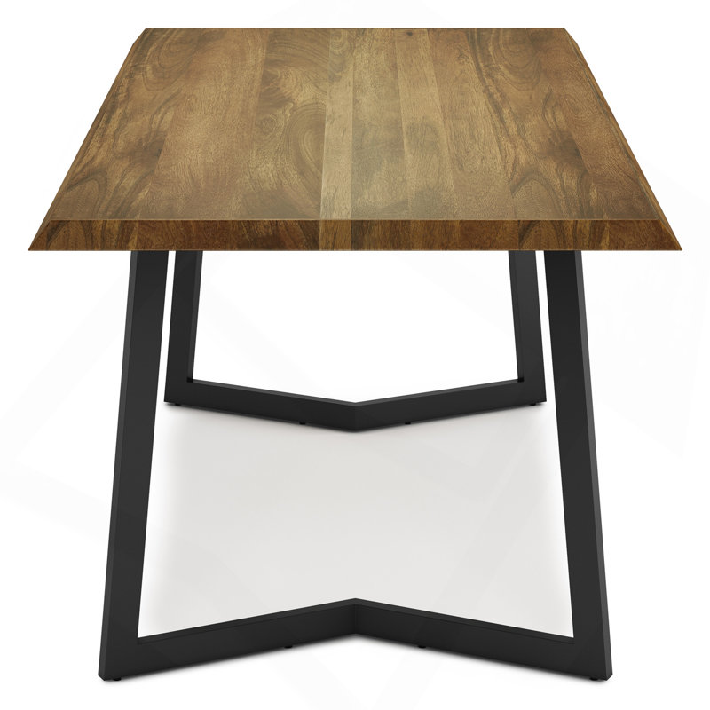 Table de salle à manger Watkins en brun clair, Marron clair