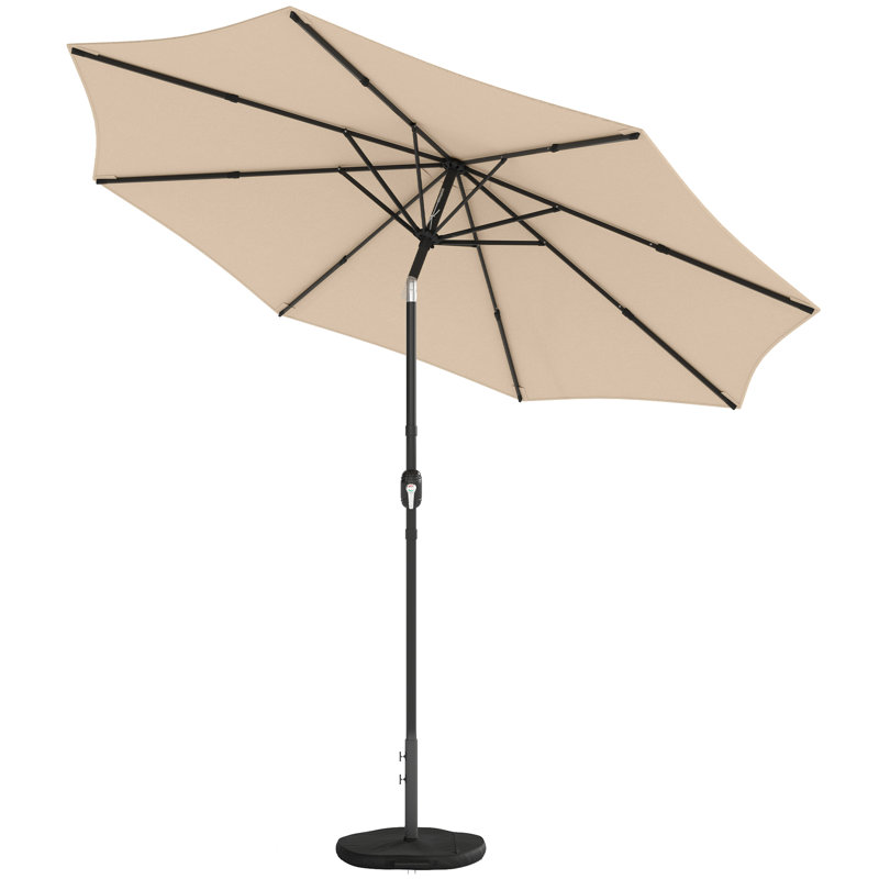 267cm Market Parasol, Khaki