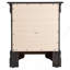 Table de chevet noire élégante avec rangement-609876242