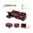 Sectional Sofa With Ottoman-1324129647