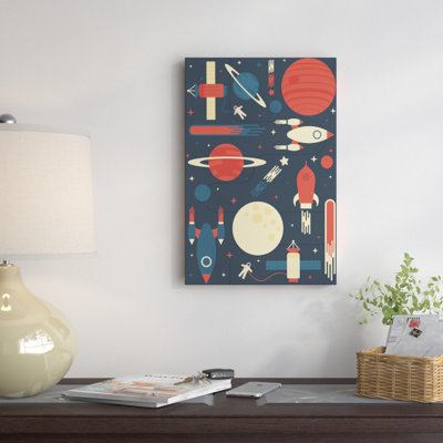 « space odyssey », impression sur toile tendue