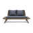 Gray Cushion/Brown Frame selected