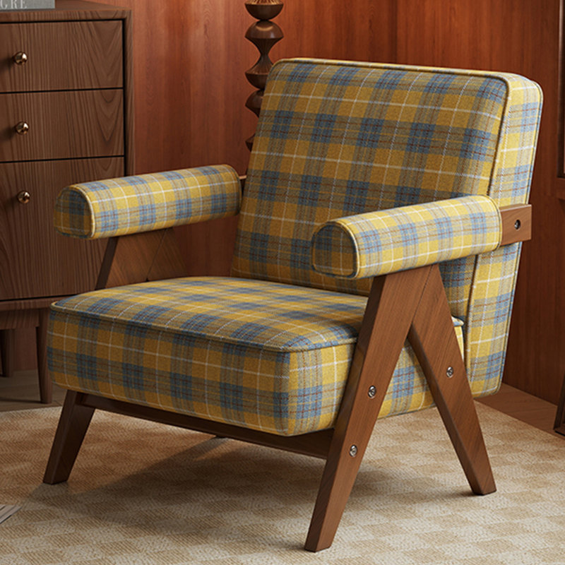 Fauteuil simple rembourré Upholstery, Yellow