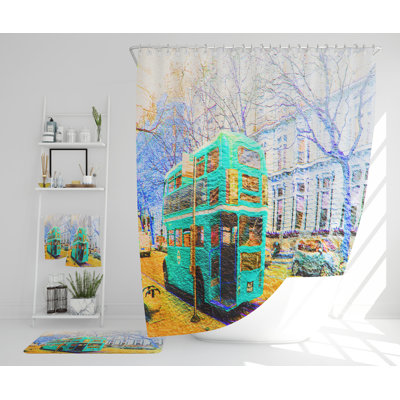 Niliyah Polyester Shower Curtain Set