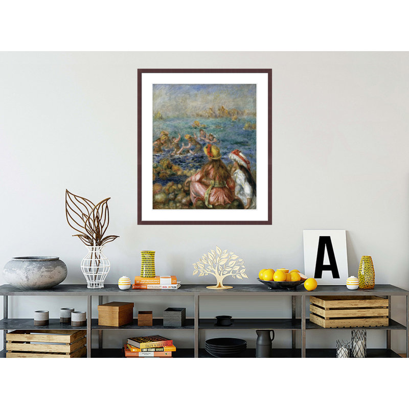«The Bathers» par Pierre-Auguste Renoir, impression giclée encadrée, H 38,93 po x l 33,5 po