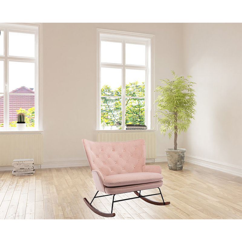 Chaise berçante Koekoek, Rose