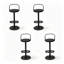 Chaise d'appoint noire Wishbone (ensemble de 4)-908012342-908012339-908012338