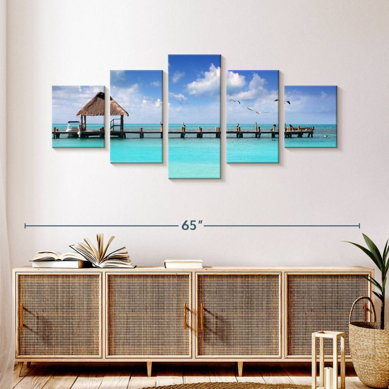 Contoy Island Dock, H 24 po x l 55 po