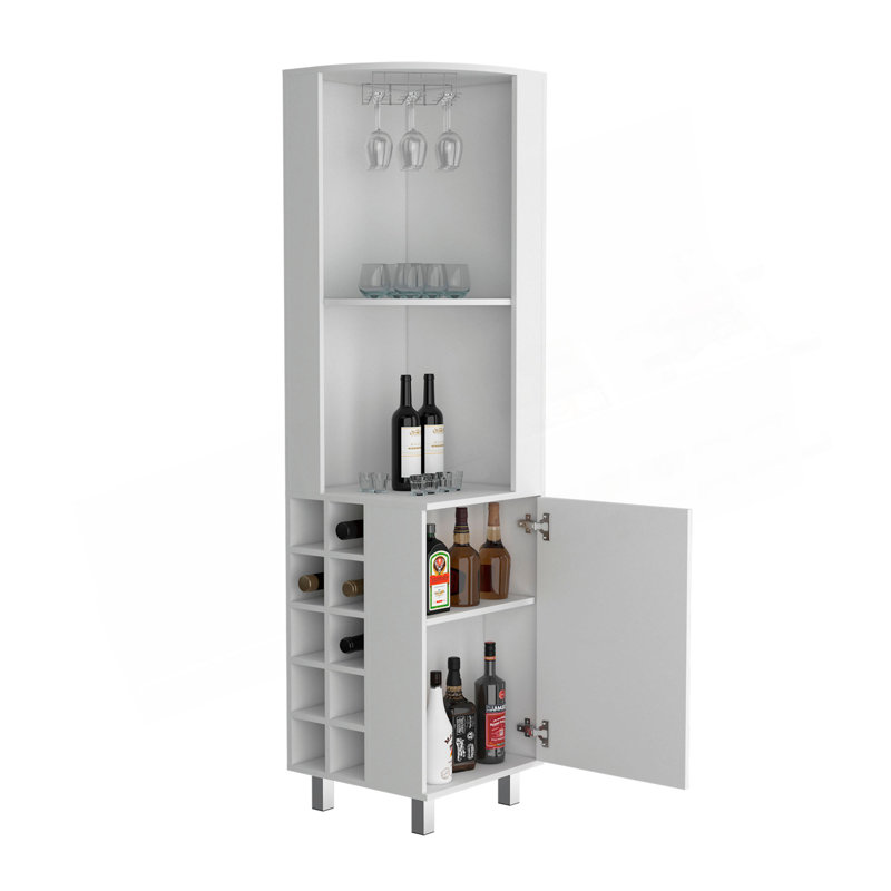 Armoire de bar avec quatre tablettes Kaia