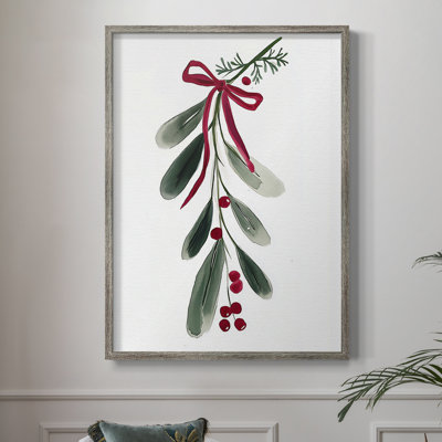 «Christmas Holiday», reproduction d'art encadrée Cxxv - bois massif