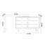 Commode simple en bois massif-109517350