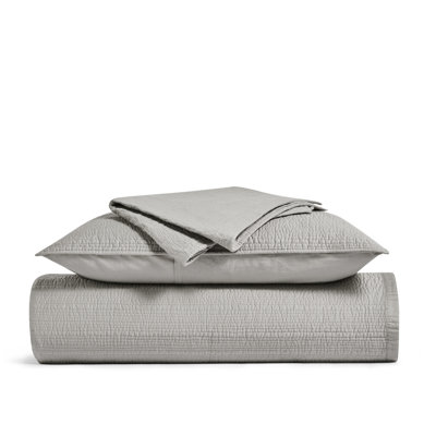 Channel Stitch Cotton Quilt Bedding Set