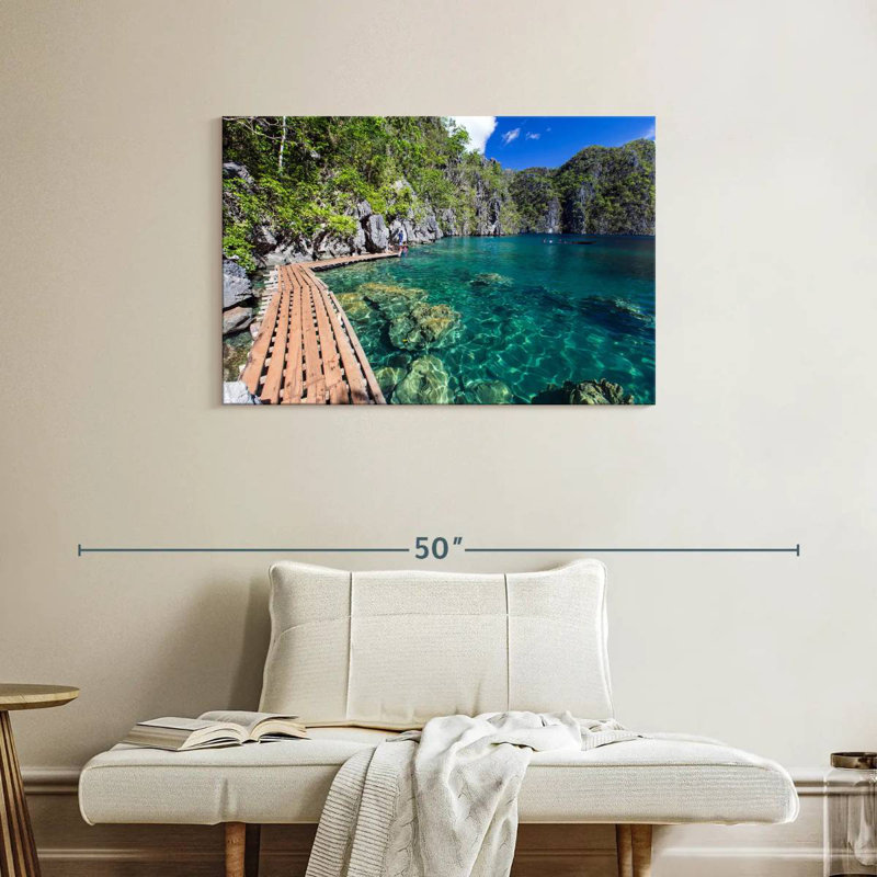 Lac Alvord Kayangan Island, H 24 po x l 36 po