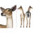 Gamez Deer Plastic Garden Statue