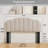 Vertical Channel Tufting Upholstered Adjustable Headboard-316146642-316146643