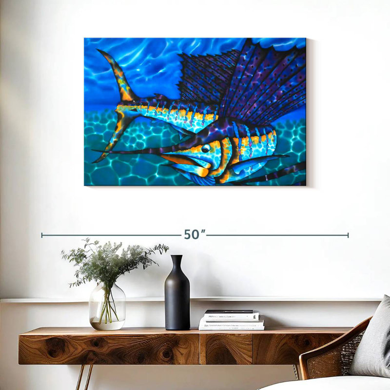 Brampt Atlantic Sailfish, 24" H x 36" W