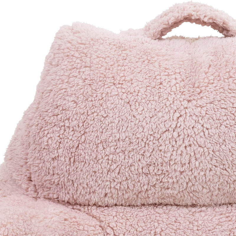 Delessite Novelty Backrest Pillow Insert, Dusky Pink