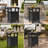  BBQ Grill Storage Cart/Bin, Grill Carts Outdoor Storage Cabinet With Wheels 23.5''Lx20.31''Wx35.51''H(2 Wheels)