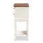 Table de chevet 2 tiroirs Melaine