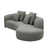 Velours gris velours
