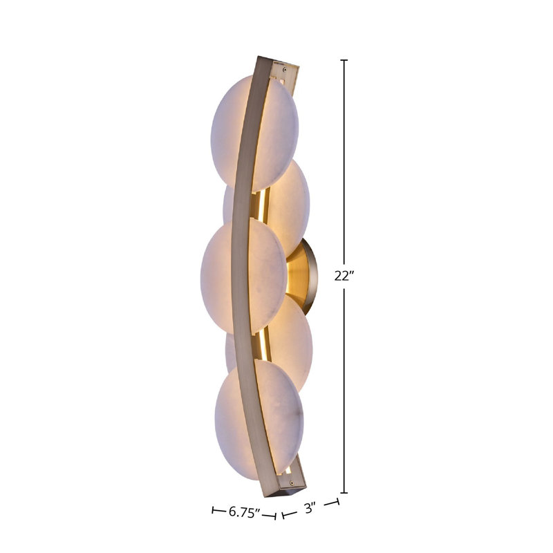 Meridian 22 In LED Wall Sconce