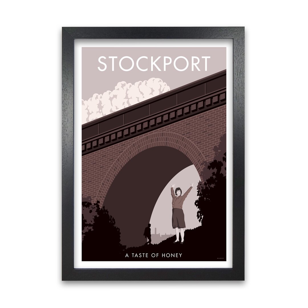 Poster Stockport a Taste of Honey von Stephen Millership