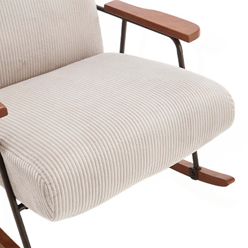 Fauteuil à bascule Modern, Beige