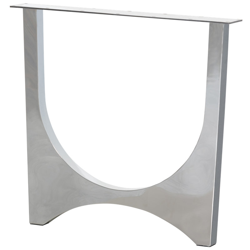 Zaandam Table Leg, Chrome