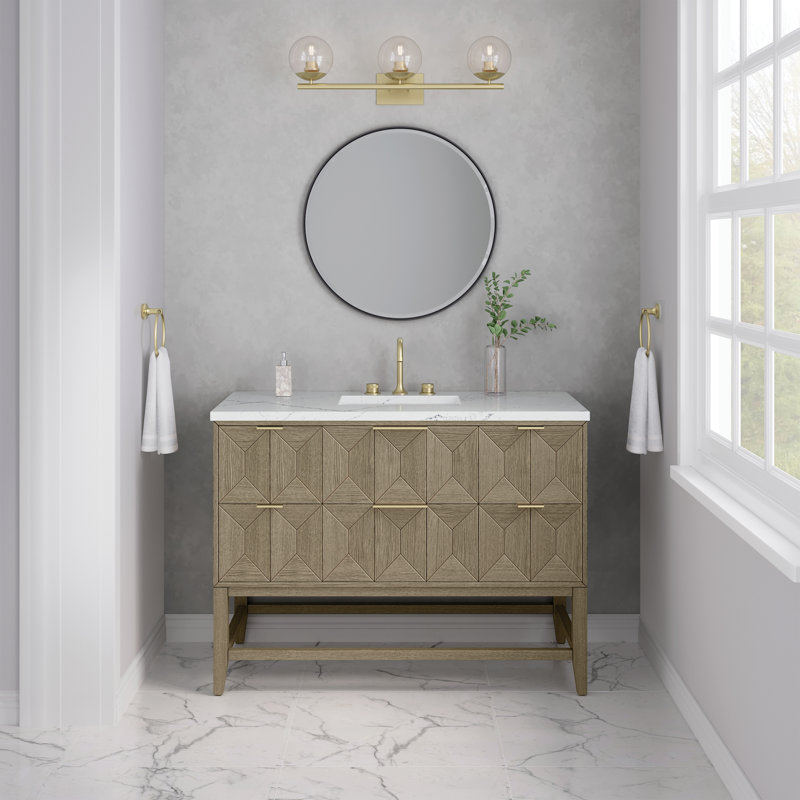 Emmeline 48'' W Single Vanity, Ethereal Noctis, 8" Widespread