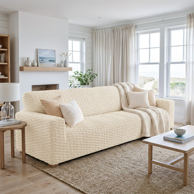 Snug Fit Slipcover For Sofa - Durable Protective & Pet-Friendly - Embrace Collection