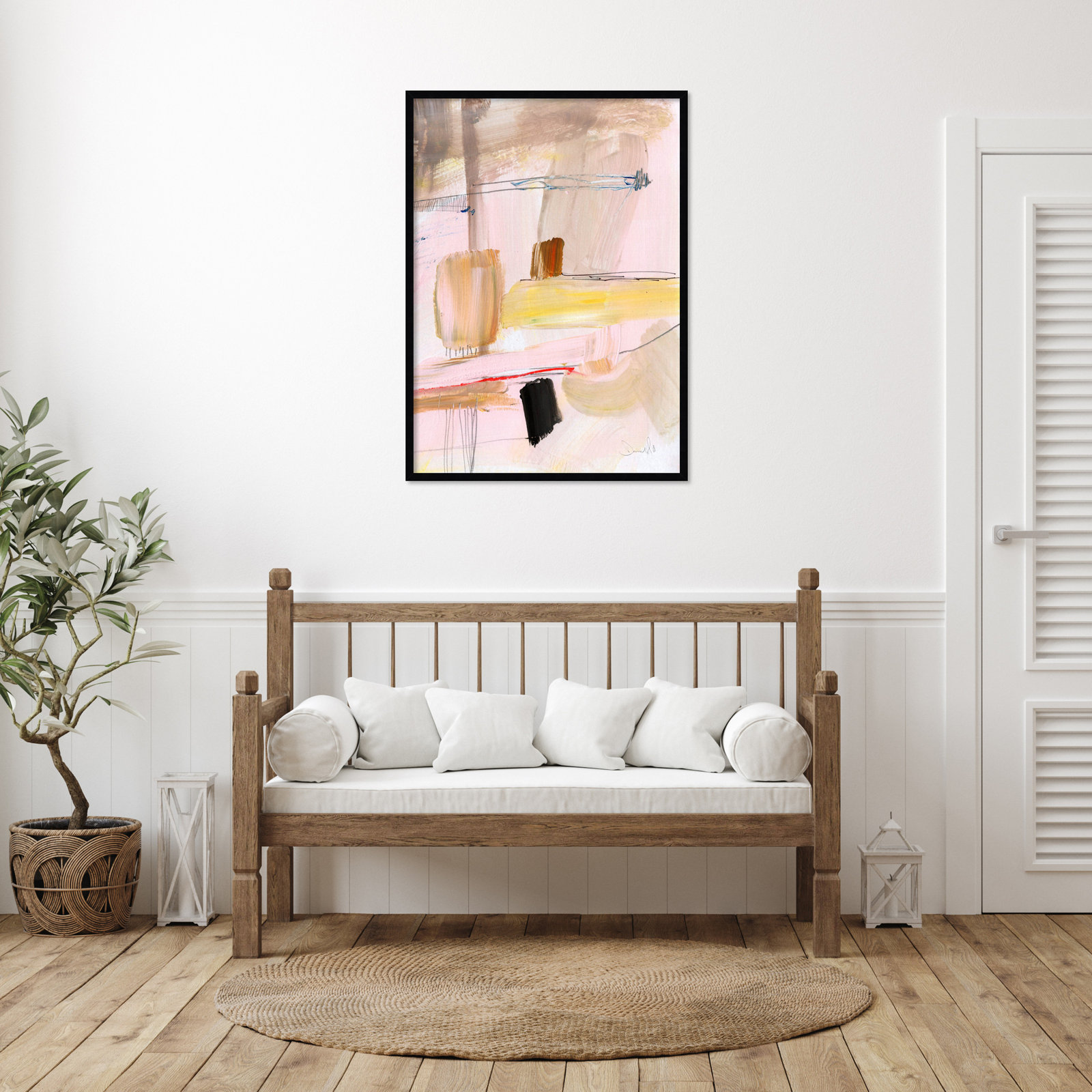 Cleve "Summer Dream" Print by Dan Hobday, Black, 41" H x 30" W
